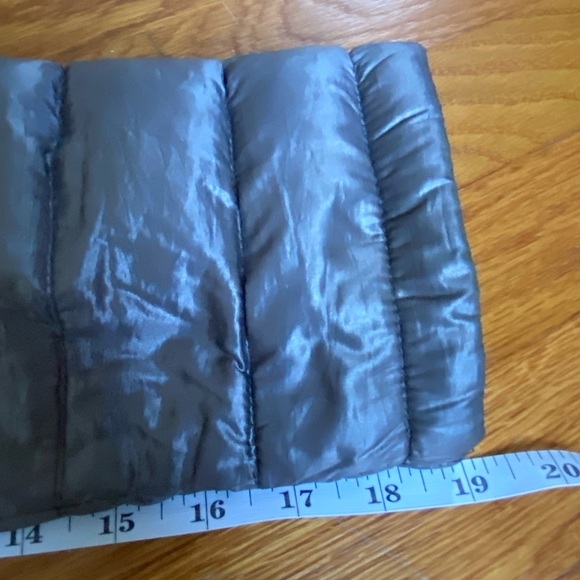 Andrew Marc Premium Down Packable Quilted Gray Hooded Full Zip Puffer Jacket S - Picture 12 of 16